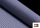 Acheter Tissu à Carreaux Vichy de Couleurs - Pièce 25 Mètres couleur Bleu Marine