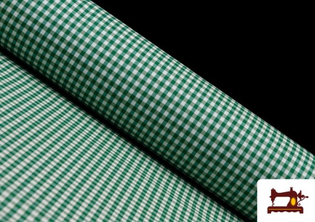 Acheter Tissu à Carreaux Vichy de Couleurs - Pièce 25 Mètres couleur Vert