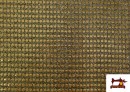 Tissu à Paillettes / Strass - Pièce 25 Mètres couleur Doré
