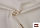 Vente de Tissu en Cuir Synthétique de Couleurs - Pièce 20 Mètres couleur Blanc