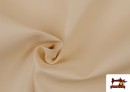 Tissu en Cuir Synthétique de Couleurs - Pièce 20 Mètres couleur Écru