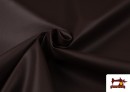 Tissu en Cuir Synthétique de Couleurs - Pièce 20 Mètres couleur Brun