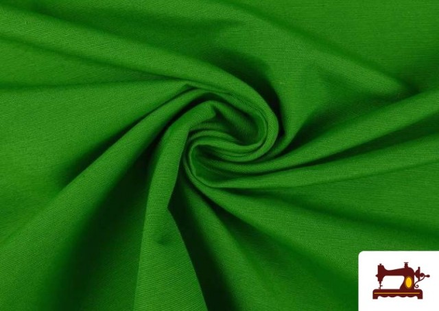 Tissu en Canvas de Couleurs - Pièce 10 Mètres couleur Vert