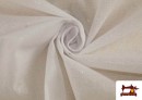 Vente de Tissu Doublure Thermo-adhésive Épaisseur en Coton - Pièce 25 Mètres couleur Blanc