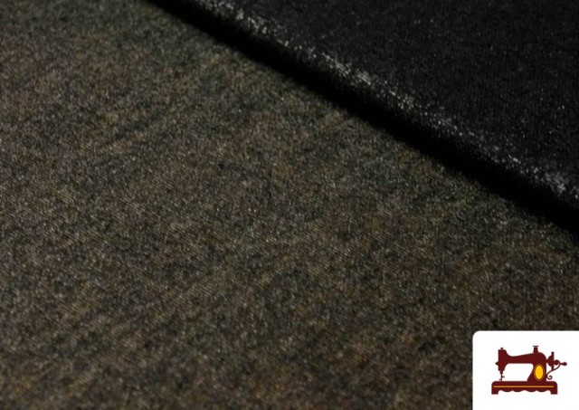 Tissu Doublure Thermo-adhésive Fine en Coton - Pièce 25 Mètres couleur Noir