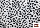 Acheter en ligne Tissu Imprimé Imitation Dalmatien - Poil Court Pièce 25 Mètres