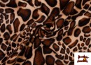 Vente en ligne de Tissu Imprimé Girafe Poil Court - Pièce 25 Mètres