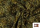 Vente en ligne de Tissu à Poil Léopard de Couleurs - Pièce 25 Mètres couleur Jaune