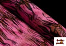 Vente en ligne de Tissu à Poil Court Imprimé Tigre de Couleurs - Pièce 25 Mètres couleur Fuchsia