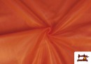 Acheter en ligne Tissu en Mousseline Fantaisie Sparling - Pièce 35 Mètres couleur Orange