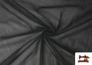 Vente en ligne de Tissu en Mousseline Fantaisie Sparling - Pièce 35 Mètres couleur Noir