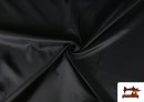 Tissu Doublure Soie de Couleurs Acétate- Pièce de 25 Mètres couleur Noir