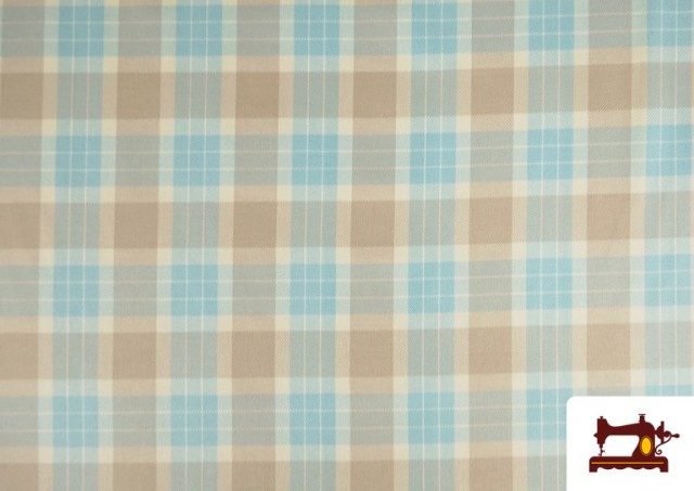 Vente de copy of Tissu Viyella Imprimé à Carreaux Classiques Noirs