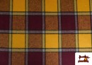copy of Tissu en Laine à Carreaux de Couleurs couleur Jaune