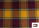 Acheter copy of Tissu en Laine à Carreaux de Couleurs couleur Jaune