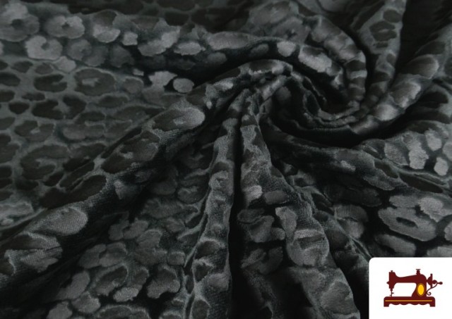 Acheter copy of Tissu en Viscose avec Imprimé Africain couleur Noir