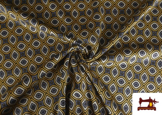 Acheter en ligne copy of Tissu Style PuntRoma avec Imprimé Pied-de-Poule couleur Beige