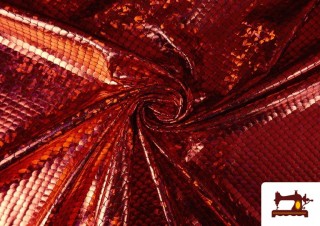 Acheter Tissu en Lycra Imitation Écailles de Poisson et Sirène- Pièce 10 Mètres couleur Rouge Acheter Tissu en Lycra Imitation Écailles de Poisson et Sirène- Pièce 10 Mètres couleur Rouge