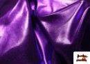 Vente de Tissu en Lycra avec Couleurs Métallisées - Pièce 10 Mètres couleur Mauve