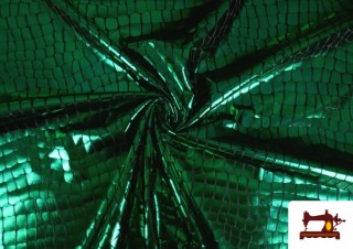 Vente en ligne de Tissu en Lycra Imitation Écailles de Serpent Couleur Noir couleur Vert Vente en ligne de Tissu en Lycra Imitation Écailles de Serpent Couleur Noir couleur Vert
