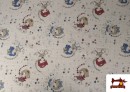 Acheter Tissu Toile Panama Enfant Danseuses 140 cms