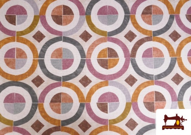 Acheter copy of Tissu en Canvas Imprimé avec Style Peinture Huile Florale
