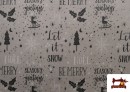 Vente de copy of Tissu pour Décoration Imprimé avec Lettres de Noël