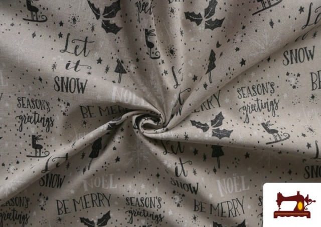 Vente en ligne de copy of Tissu pour Décoration Imprimé avec Lettres de Noël
