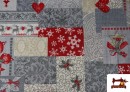 Vente de Tissu pour Décoration de Noël Largeur 280 cm couleur Gris