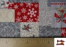 Acheter en ligne copy of Tissu pour Décoration Imprimé avec Lettres de Noël couleur Gris