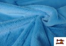 Acheter Tissu Poil Court Doux en Couleurs couleur Bleu turquoise