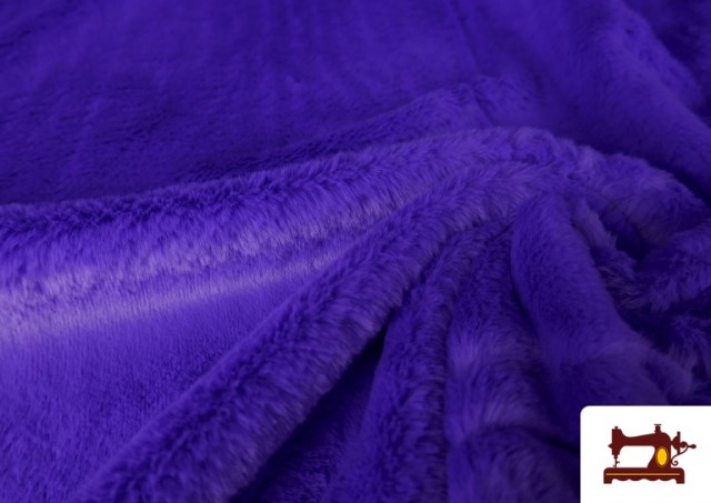 Vente de Tissu Poil Court Doux en Couleurs couleur Violet