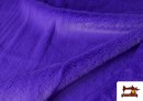 Acheter en ligne Tissu Poil Court Doux en Couleurs couleur Violet