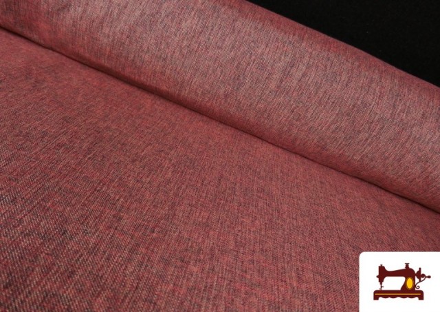 Acheter Tissu pour Tapisserie Tissé Bicolore couleur Rouge