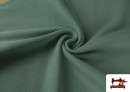 Acheter en ligne Tissu de Poing Canalé couleur Vert mer