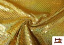 copy of Tissu avec Paillettes Animal Print Serpent couleur Doré