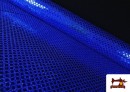 Vente en ligne de Tissu Sequins Hologramme Losanges Brillants couleur Gros bleu