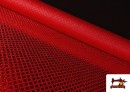 Acheter copy of Tissu avec Paillettes Animal Print Serpent couleur Rouge
