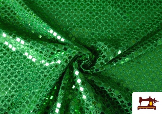 copy of Tissu avec Paillettes Animal Print Serpent couleur Vert