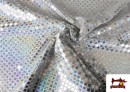 copy of Tissu avec Paillettes Animal Print Serpent couleur Argenté