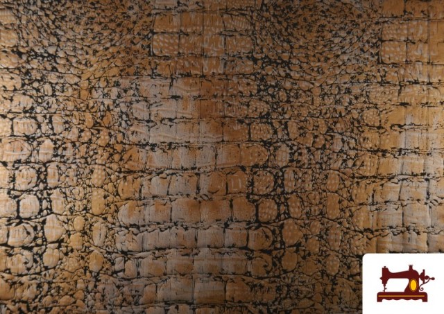 Acheter copy of Tissu en Cuir Synthétique et Lycra Velours couleur Brun