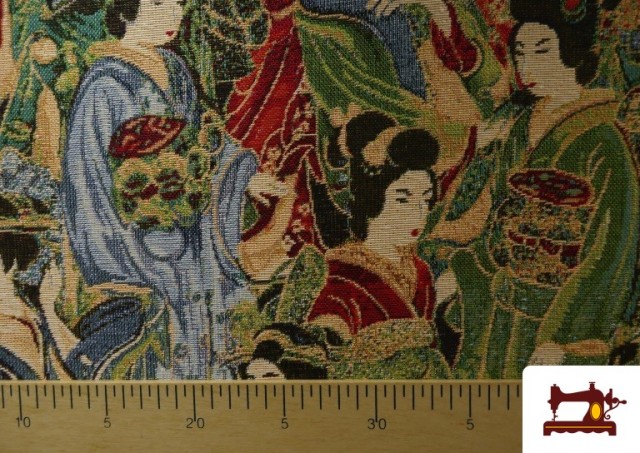 Vente de Tissu en Gobelin Japonais Geisha