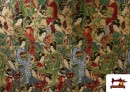 Tissu en Gobelin Japonais Geisha