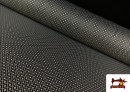 Vente en ligne de Tissu Jacquard pour Tapisserie et Décoration Géométrique couleur Noir