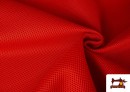 Tissu en Filet 3D pour Sacs à Dos et Décoration couleur Rouge