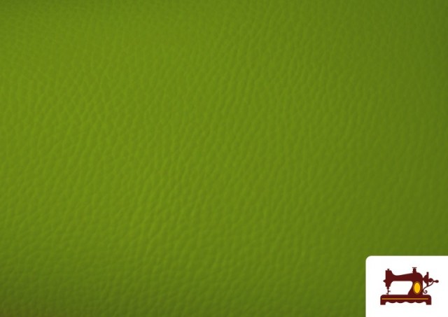 Vente en ligne de Tissu en Cuir Synthétique de Couleurs - Pièce 20 Mètres couleur Vert pistache