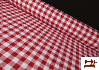 copy of Tissu Antitaches en Vichy Rouge pour Linge de Table couleur Rouge