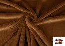 Acheter Tissu Poil Court Doux en Couleurs couleur Bronzé