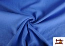 Acheter Tissu en Lin Lavage de Pierre couleur Bleu