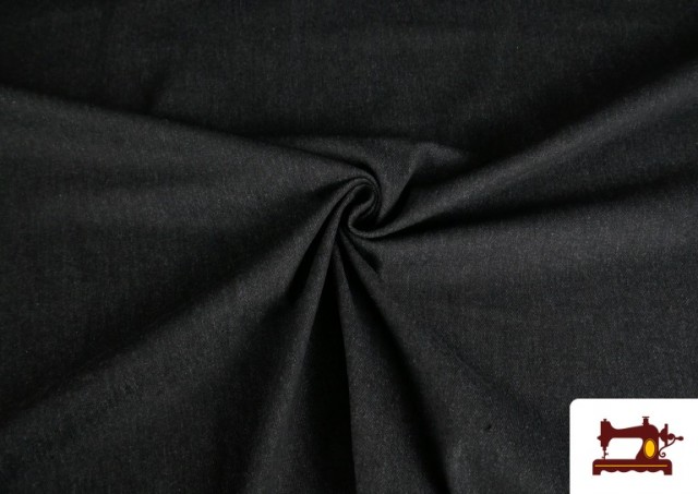 Acheter copy of Tissu Texan Brodé avec Fleurs couleur Gris
